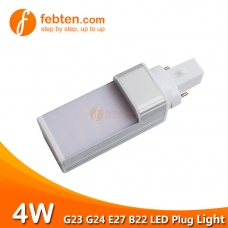 4W LED Plug Light G24D/G24Q/GX24D/GX24Q/G23/E27/E14/B22