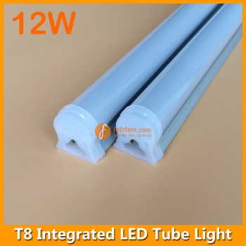 12W LED Integrated T8 Tube Light 60cm