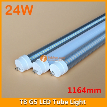 120cm 24W LED G5 Bi-Pin Tube Light 4ft 1164mm