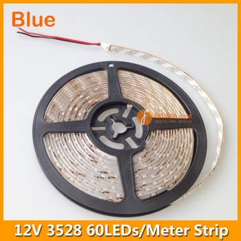 60LEDs per Meter 3528 Blue LED Strip Light 12Volts