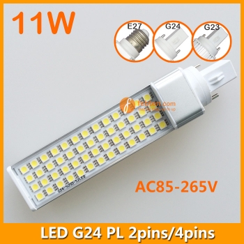11W LED Plug Light G23/G24/E27