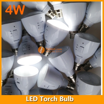 4W LED Torch Bulb Light Rechargeable